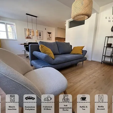 Traumhafte Business & Relax Wohnung Direkt Im Stadtkern Oettingens By Elation Homes Oettingen in Bayern Exterior photo